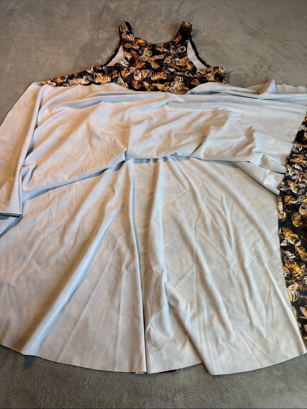NWOT Blackmilk Bee Reversible Skater Dress ~ LIMITED Size Large - Picture 5 of 12